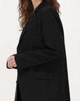 MY JEWELLERY SIERADEN BLAZER MET SPLIT ZWART