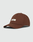 JOSH V CAP BRITT PET MET LOGO DARK BROWN