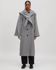 EDITED JAS ALEA WOOL COAT GREY MELANGE