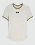 JOSH V T-SHIRT CODY ECRU MELANGE