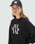 JOSH V SWEATER EBAH REGULAR FIT WITH LOGO BLACK