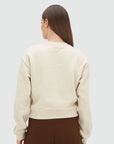 JOSH V SWEATER EBAH RELAXED FIT LIGHT ECRU MELANGE