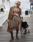 JOSH V BLAZERJURK ESTRELLA OVERSIZED MET LUREX DARK BROWN