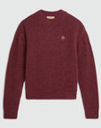 JOSH V PULLOVER FRESIA OVERSIZED TRUI MET MERINOWOL BERRY RED MELANGE