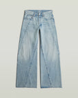 G-STAR RAW WOMEN JEANS CONTOR WIDE SUN FADED PACIFIC BLUE