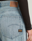 G-STAR RAW WOMEN JEANS CONTOR WIDE SUN FADED PACIFIC BLUE