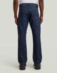 G-STAR RAW MEN JEANS DAKOTA REGULAR STRAIGHT WORN IN MIDNIGHT