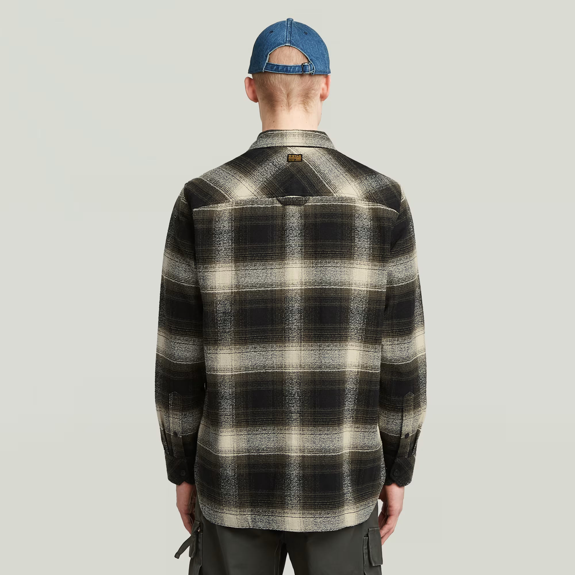 G-STAR RAW MEN OVERSHIRT GPO ASFALT ARTHUR CHECK