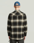 G-STAR RAW MEN OVERSHIRT GPO ASFALT ARTHUR CHECK