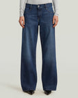 G-STAR RAW WOMEN JEANS JUDEE LOW WAIST LOOSE WORN IN INDIGO VEIL