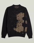 G-STAR RAW MEN PULLOVER SPRAYED 89 RELAXED BLACK