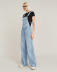G-STAR RAW WOMEN TUINBROEK DUNGAREE STRAIGHT LEG WMN SUN FADED CLOUDBURST