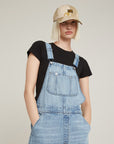 G-STAR RAW WOMEN TUINBROEK DUNGAREE STRAIGHT LEG WMN SUN FADED CLOUDBURST