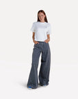 ANOTHER-LABEL T-SHIRT GINA WRITTEN OFF-WHITE