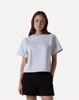 ANOTHER-LABEL T-SHIRT GUUSJE S/S GREY MELEE