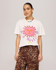 HARPER & YVE T-SHIRT LESOLEIL-SS ECRU