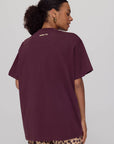 HARPER & YVE T-SHIRT DRAMAQUEEN-SS DARK FUDGE