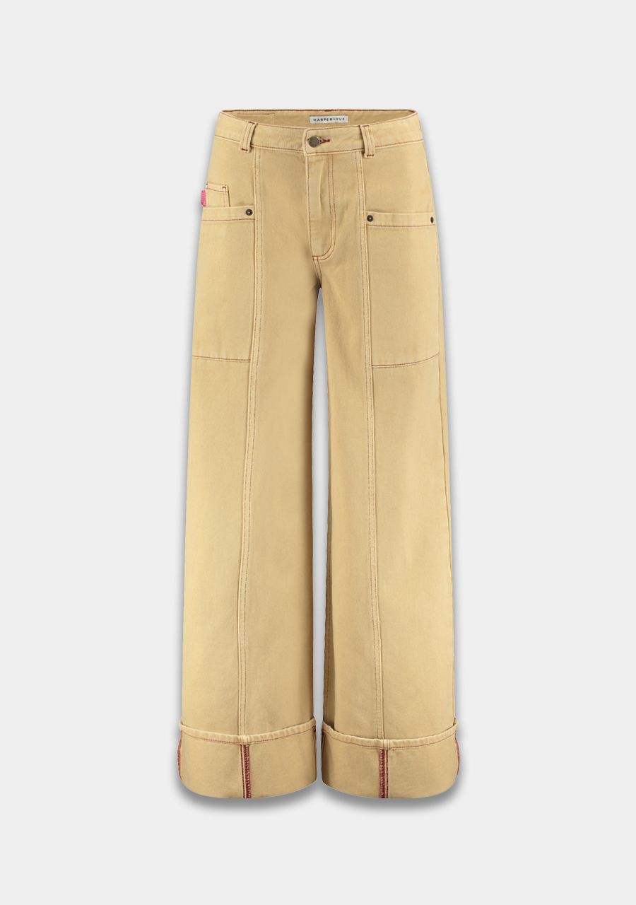 HARPER & YVE PANTS MADELYNN-PA DENIM BEIGE