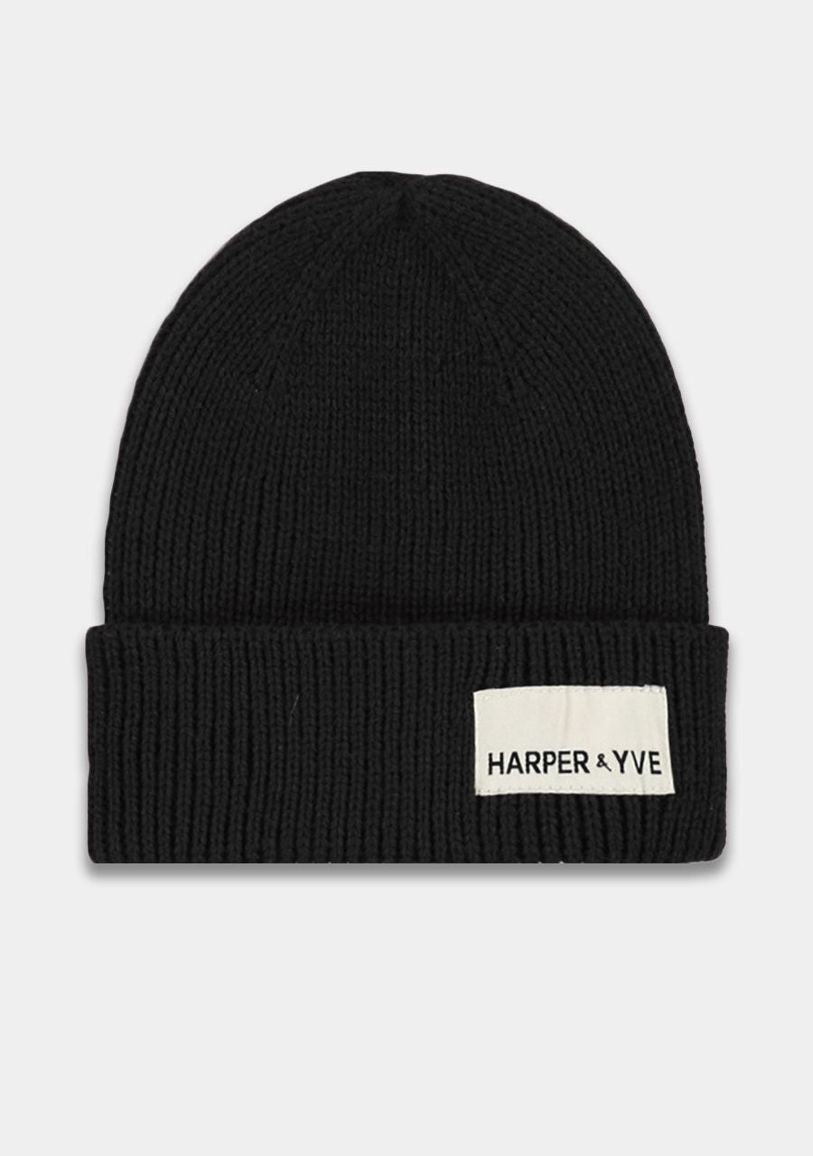 HARPER & YVE BEANIE MUTS BLACK