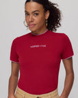 HARPER & YVE T-SHIRT CAMMY-SS RUBY RED