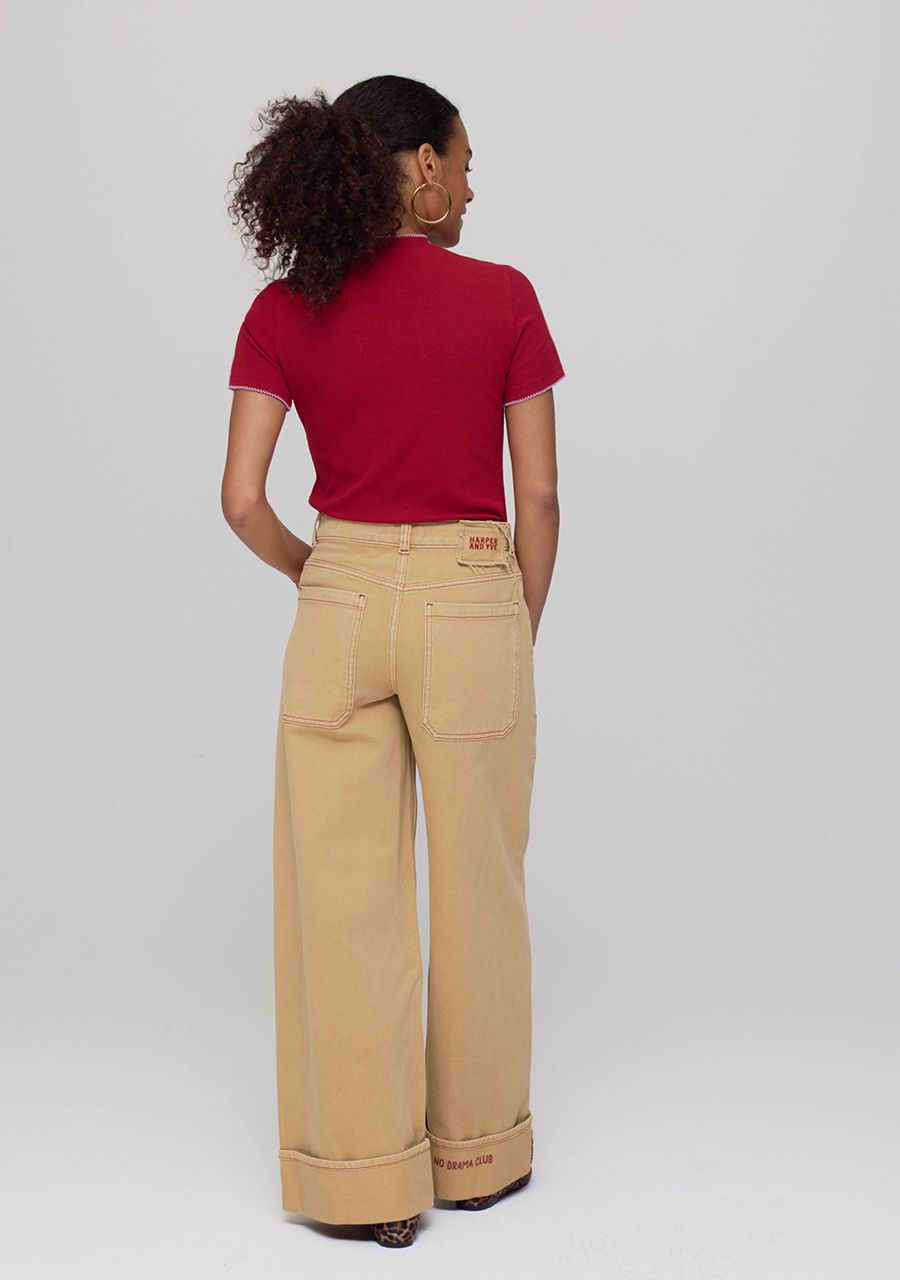 HARPER & YVE T-SHIRT CAMMY-SS RUBY RED