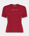 HARPER & YVE T-SHIRT CAMMY-SS RUBY RED