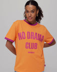 HARPER & YVE T-SHIRT DRAMACLUB-SS SPICED ORANGE