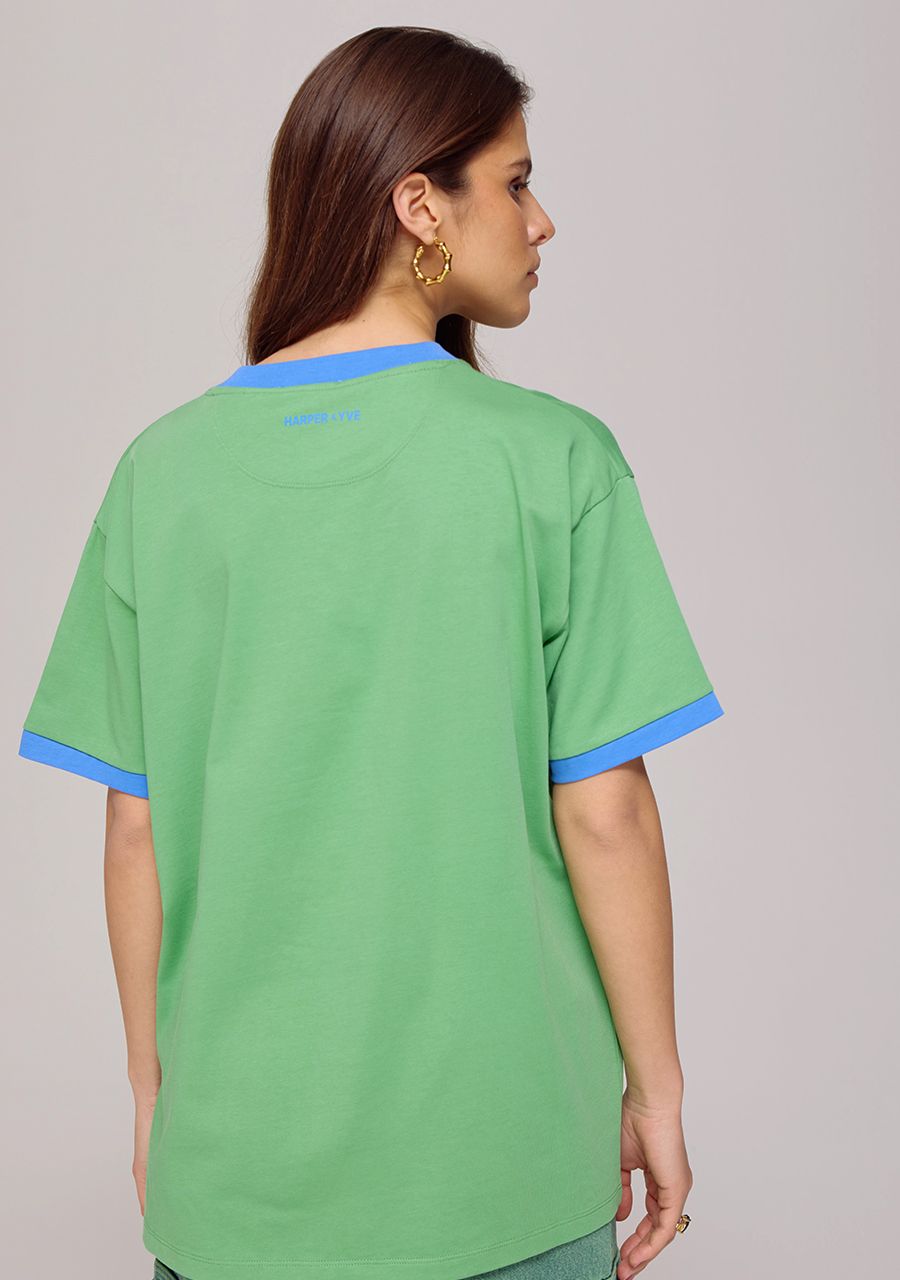 HARPER & YVE T-SHIRT ANGEL-SS PEPPERMINT GREEN
