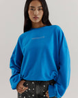 HARPER & YVE SWEATER RHINESTONE-SW VINTAGE BLUE