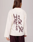 HARPER & YVE TOP ELANA-LS ECRU