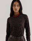 HARPER & YVE SWEATER LOLITA-LS DARK LEXIE-LEOPARD