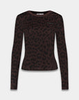 HARPER & YVE SWEATER LOLITA-LS DARK LEXIE-LEOPARD