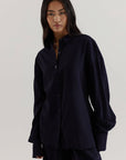 HARPER & YVE BLOUSE HELENA-LS NIGHT BLUE