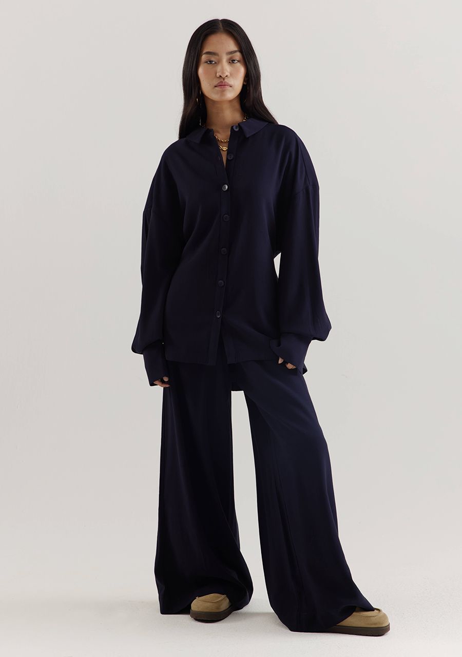 HARPER & YVE BLOUSE HELENA-LS NIGHT BLUE