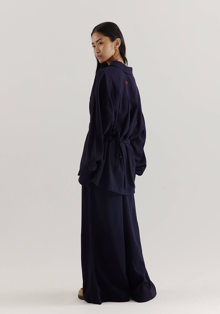 HARPER & YVE BLOUSE HELENA-LS NIGHT BLUE