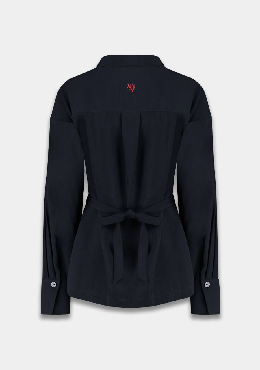 HARPER & YVE BLOUSE HELENA-LS NIGHT BLUE