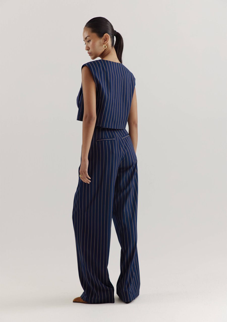 HARPER & YVE PANTS ANNA-PA BLUE STRIPE