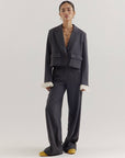HARPER & YVE BLAZER IVY-BL GREY