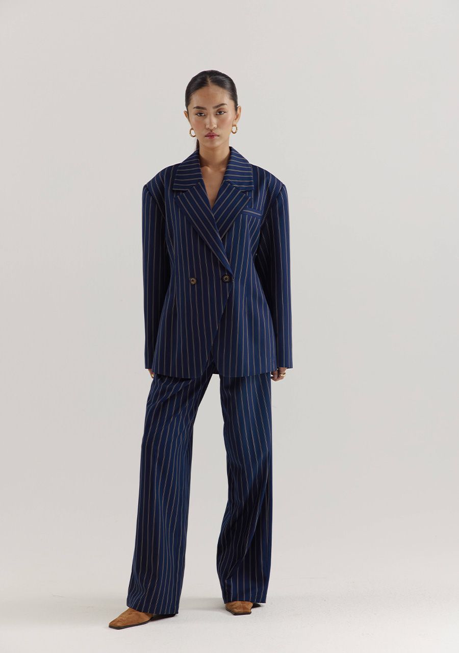HARPER & YVE PANTS ANNA-PA BLUE STRIPE