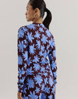 HARPER & YVE TOP JEFF-LS LONGSLEEVE BLUE BLOSSOM