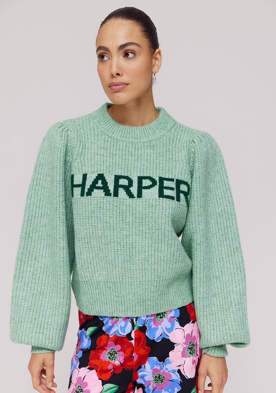 HARPER & YVE PULLOVER LYSANNE-JU LUCKY GREEN