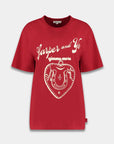 HARPER & YVE T-SHIRT GIMME MORE LUCK-SS POPPY RED