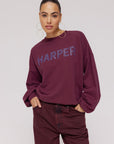 HARPER & YVE SWEATER RHINE-SW WINE BERRY