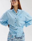 HARPER & YVE BLOUSE MELINA-LS BLUE STRIPE