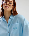 HARPER & YVE BLOUSE MELINA-LS BLUE STRIPE