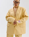 HARPER & YVE BLAZER ANNA BUTTER YELLOW