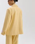 HARPER & YVE BLAZER ANNA BUTTER YELLOW