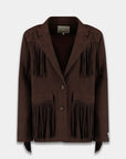 HARPER & YVE BLAZER CASEY-BL BROWN CHECK