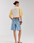 HARPER & YVE SHORT FAYRA-PA DENIM LIGHT BLUE