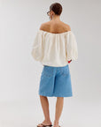 HARPER & YVE BLOUSE LAUREN-LS ECRU